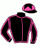 casaque portée par Benoist G. jockey du cheval de course KIASTEP (FR), information pmu ZETURF