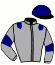 casaque portée par Eon Mlle M. jockey du cheval de course DISINCANTO, information pmu ZETURF