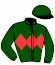 casaque portée par Seguy V. jockey du cheval de course CHIEF OF STALL, information pmu ZETURF