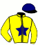 casaque portée par Guyon M. jockey du cheval de course SPANISH HONEY, information pmu ZETURF