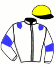 casaque portée par Mosse G. jockey du cheval de course BOBIK (FR), information pmu ZETURF