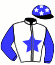 casaque portée par Berto M. jockey du cheval de course CHICA ENERGICA (GB), information pmu ZETURF