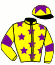 casaque portée par Soumillon C. jockey du cheval de course QUELLE CHARM, information pmu ZETURF