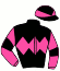 casaque portée par Mendizabal I. jockey du cheval de course VYBORG (FR), information pmu ZETURF