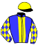casaque portée par Perrette Q. jockey du cheval de course REBELLE BAILLY (FR), information pmu ZETURF