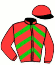 casaque portée par Journiac H. jockey du cheval de course FIGHTING DON (FR), information pmu ZETURF