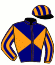 casaque portée par Marie B. jockey du cheval de course PALIMERO, information pmu ZETURF