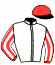 casaque portée par Gallo Mlle L. jockey du cheval de course PRETERITIC (FR), information pmu ZETURF