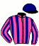 casaque portée par Mouesan H. jockey du cheval de course HAVOC (FR), information pmu ZETURF