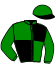 casaque portée par Marie B. jockey du cheval de course HONNEY MOON, information pmu ZETURF