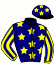 casaque portée par Tison Mlle S. jockey du cheval de course NOIRE, information pmu ZETURF