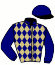 casaque portée par Besnier H. jockey du cheval de course TOP GLORY, information pmu ZETURF