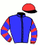 casaque portée par Pacaut Mlle C. jockey du cheval de course NUANCE, information pmu ZETURF