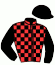 casaque portée par Angius G. jockey du cheval de course BLACK ISLE BOY, information pmu ZETURF