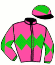 casaque portée par Mangione R. jockey du cheval de course SHAWBAK, information pmu ZETURF
