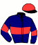 casaque portée par Murzabayev B. jockey du cheval de course CôTE JARDIN, information pmu ZETURF