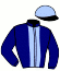 casaque portée par Boutin Hug. jockey du cheval de course TILQUES, information pmu ZETURF