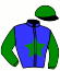 casaque portée par Bachelot T. jockey du cheval de course WOOTTON DIVA, information pmu ZETURF