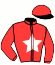 casaque portée par Mobian J. jockey du cheval de course GIOVANNI DAL PONTE, information pmu ZETURF