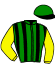 casaque portée par Pouchin A. jockey du cheval de course FLASH IS BACK, information pmu ZETURF