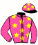 casaque portée par Mobian J. jockey du cheval de course DEAR MR FANTASY, information pmu ZETURF