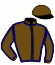 casaque portée par Barzalona M. jockey du cheval de course HUGGY WUGGY, information pmu ZETURF