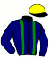 casaque portée par Pasquier S. jockey du cheval de course NARVAEZ, information pmu ZETURF