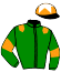 casaque portée par Hardouin E. jockey du cheval de course QUEEN OF SPEED, information pmu ZETURF