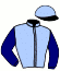 casaque portée par Velon Mlle M. jockey du cheval de course SUN AT WORK, information pmu ZETURF