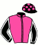 casaque portée par Benoist G. jockey du cheval de course AXDALIVA, information pmu ZETURF