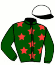 casaque portée par Planque S. jockey du cheval de course BASHKING, information pmu ZETURF