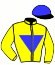casaque portée par Lefebvre F. jockey du cheval de course SHINASI, information pmu ZETURF
