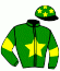 casaque portée par Piccone T. jockey du cheval de course EL CAZADOR, information pmu ZETURF