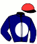 casaque portée par Madamet A. jockey du cheval de course ILE DU ROUME, information pmu ZETURF