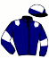 casaque portée par Veron F. jockey du cheval de course BEBE COQUIN, information pmu ZETURF