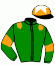 casaque portée par Piccone T. jockey du cheval de course SWORD SONG, information pmu ZETURF