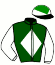 casaque portée par Polli A. jockey du cheval de course REINE DE LUNE, information pmu ZETURF