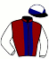 casaque portée par Velon Mlle M. jockey du cheval de course ZWIALH, information pmu ZETURF
