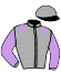 casaque portée par Verhestraeten E. jockey du cheval de course COOLMEEN ROYAL, information pmu ZETURF