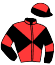 casaque portée par Mangione R. jockey du cheval de course VENES, information pmu ZETURF