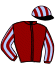 casaque portée par Piccone T. jockey du cheval de course VENICE WAY, information pmu ZETURF