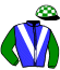 casaque portée par Demuro C. jockey du cheval de course DARLINGTON, information pmu ZETURF