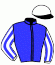 casaque portée par Lecoeuvre C. jockey du cheval de course LONGUERUE, information pmu ZETURF