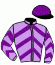 casaque portée par Alexandre Roussel jockey du cheval de course HAPPY CREECK, information pmu ZETURF