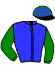casaque portée par Valle Skar Mlle F. jockey du cheval de course ABASTO, information pmu ZETURF