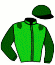 casaque portée par Piccone T. jockey du cheval de course VILLEMACHO, information pmu ZETURF