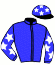 casaque portée par Pasquier S. jockey du cheval de course CONSORT ROYAL, information pmu ZETURF