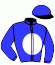 casaque portée par Madamet A. jockey du cheval de course KENNOCHA, information pmu ZETURF