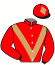 casaque portée par Bachelot T. jockey du cheval de course ZELZEFYR, information pmu ZETURF
