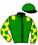 casaque portée par Journiac H. jockey du cheval de course MON SIOUX, information pmu ZETURF